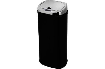 Morphy Richards Chroma 50L Square Sensor Bin - Black.